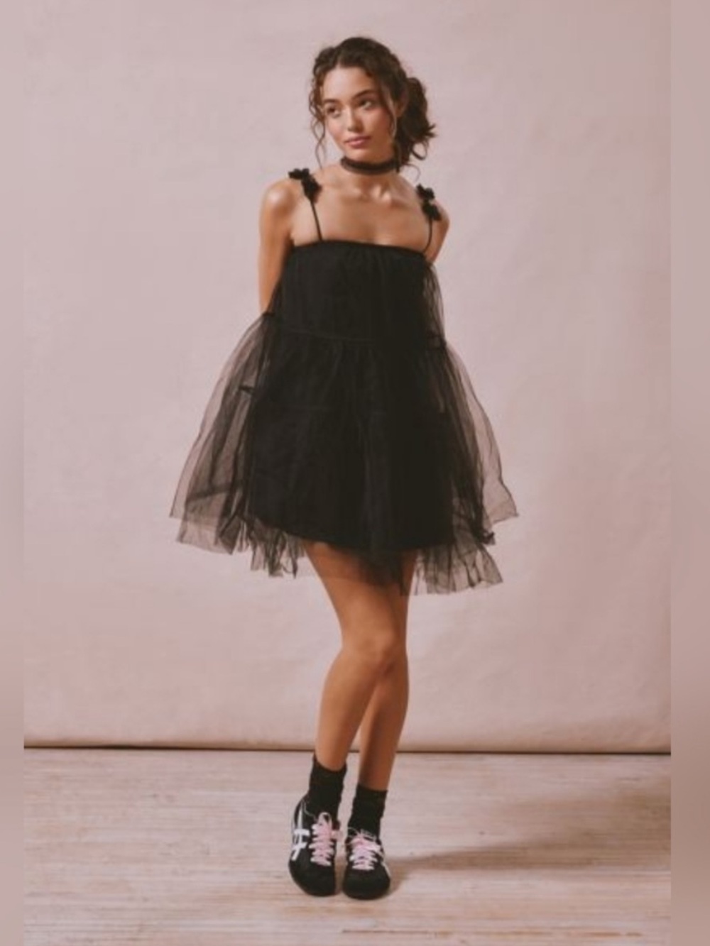 Sister Jane Dream Aurore Tulle Mini Babydoll Dress - sz M